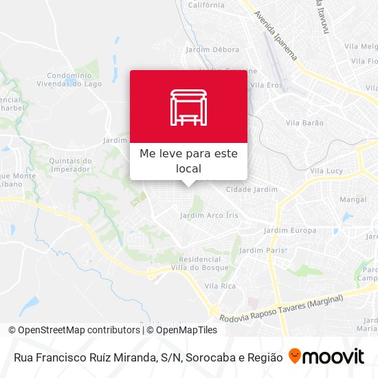 Rua  Francisco Ruíz Miranda, S / N mapa