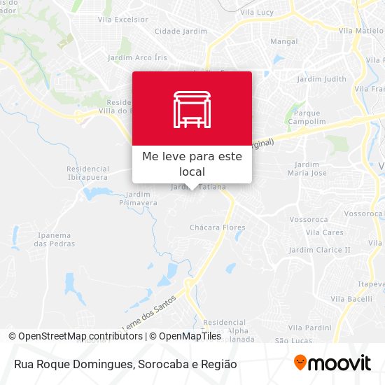 Rua Roque Domingues mapa