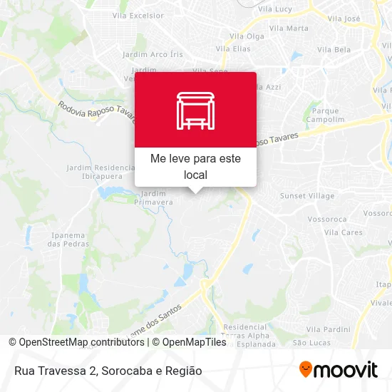 Rua Travessa 2 mapa