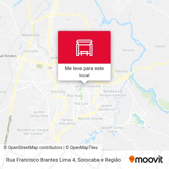 Rua Francisco Brantes Lima 4 mapa
