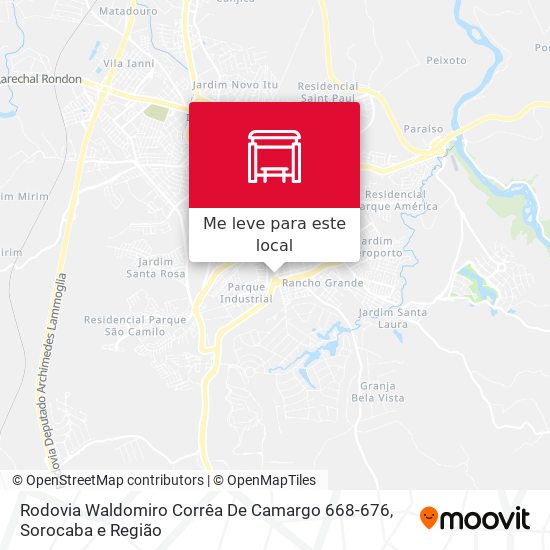 Rodovia Waldomiro Corrêa De Camargo 668-676 mapa