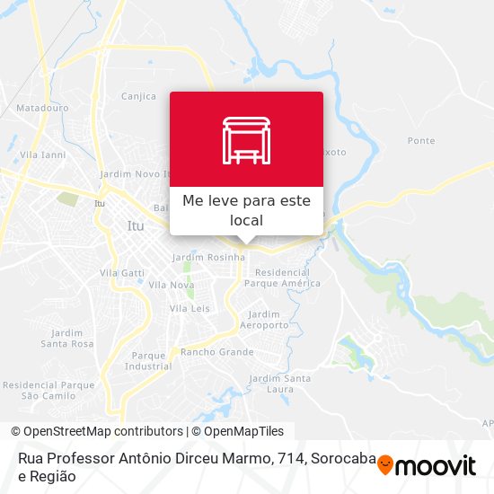 Rua Professor Antônio Dirceu Marmo, 714 mapa