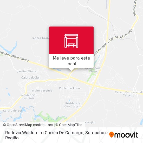 Rodovia Waldomiro Corrêa De Camargo mapa