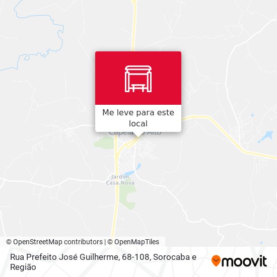 Rua Prefeito José Guilherme, 68-108 mapa