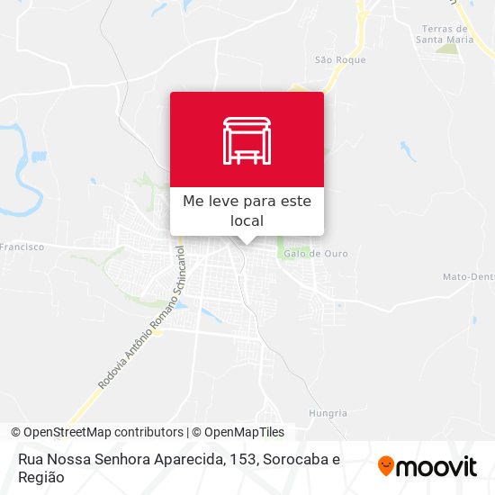 Rua Nossa Senhora Aparecida, 153 mapa