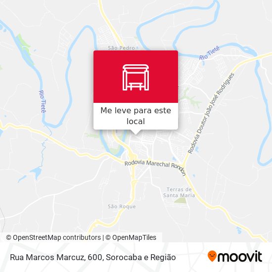 Rua Marcos Marcuz, 600 mapa