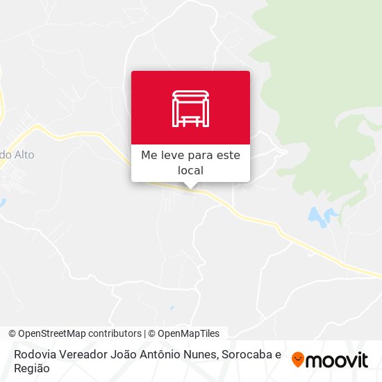 Rodovia Vereador João Antônio Nunes mapa