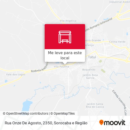 Rua Onze De Agosto, 2350 mapa