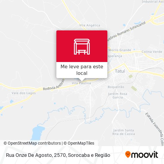 Rua Onze De Agosto, 2570 mapa