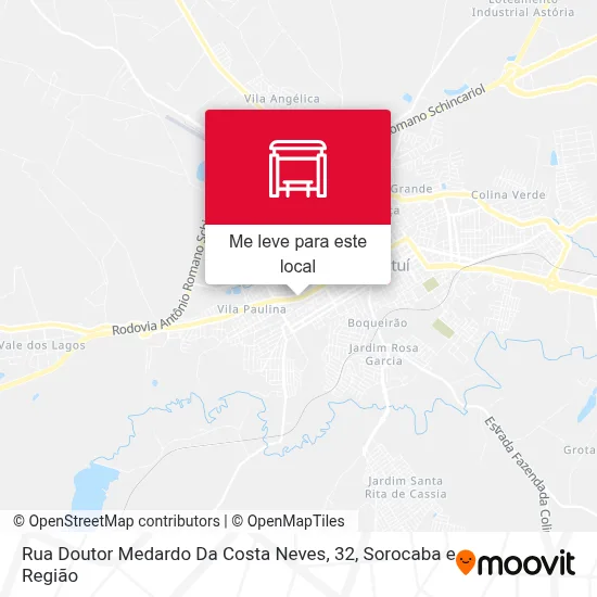 Rua Doutor Medardo Da Costa Neves, 32 mapa