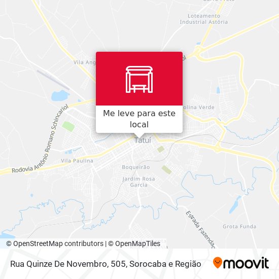 Rua Quinze De Novembro, 505 mapa