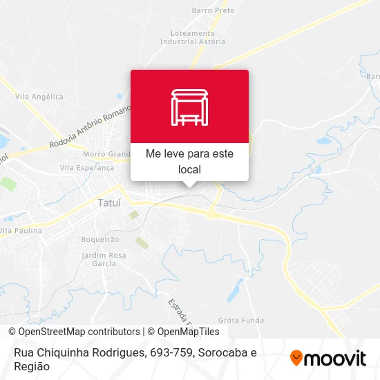 Rua Chiquinha Rodrigues, 693-759 mapa