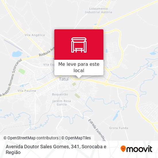 Avenida Doutor Sales Gomes, 341 mapa