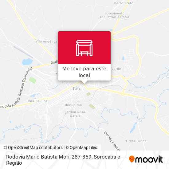 Rodovia Mario Batista Mori, 287-359 mapa