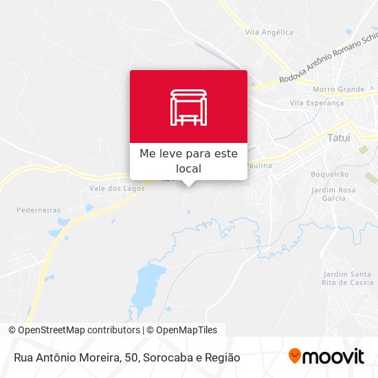 Rua Antônio Moreira, 50 mapa