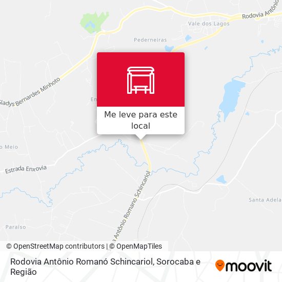Rodovia Antônio Romanó Schincariol mapa