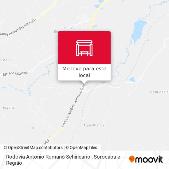 Rodovia Antônio Romanó Schincariol mapa