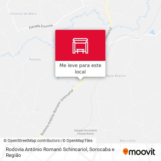Rodovia Antônio Romanó Schincariol mapa