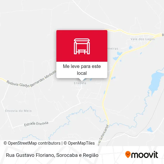 Rua Gustavo Floriano mapa