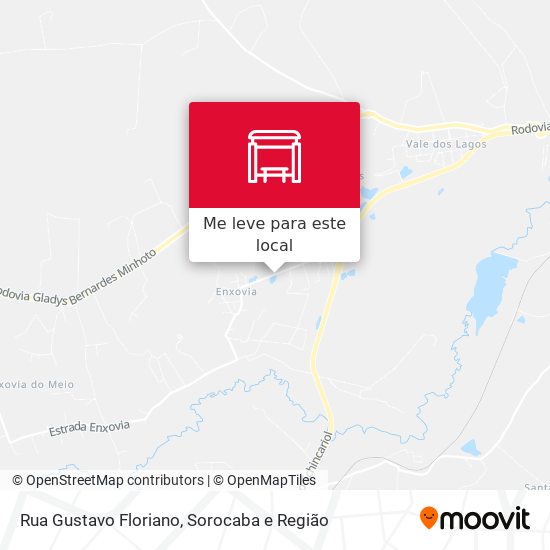 Rua Gustavo Floriano mapa