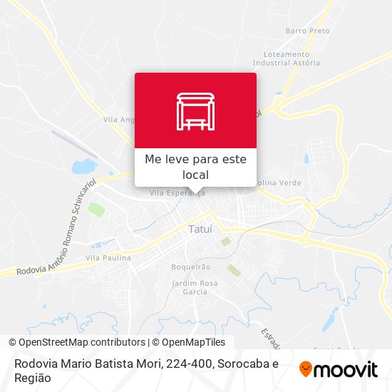 Rodovia Mario Batista Mori, 224-400 mapa