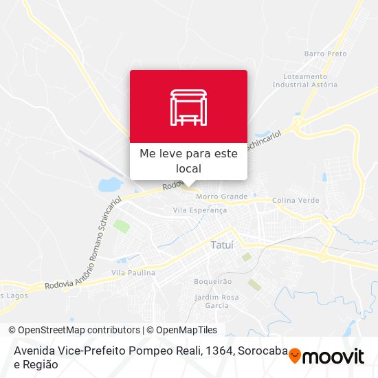 Avenida Vice-Prefeito Pompeo Reali, 1364 mapa