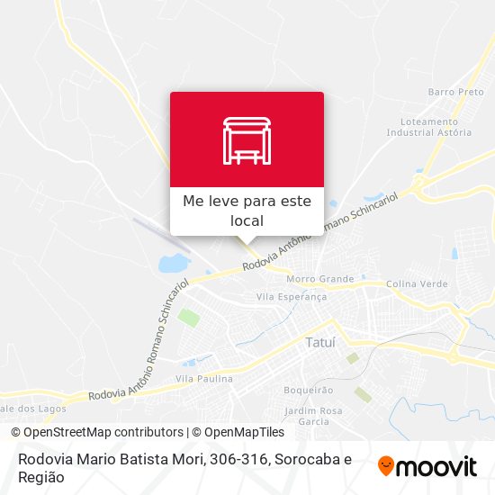 Rodovia Mario Batista Mori, 306-316 mapa