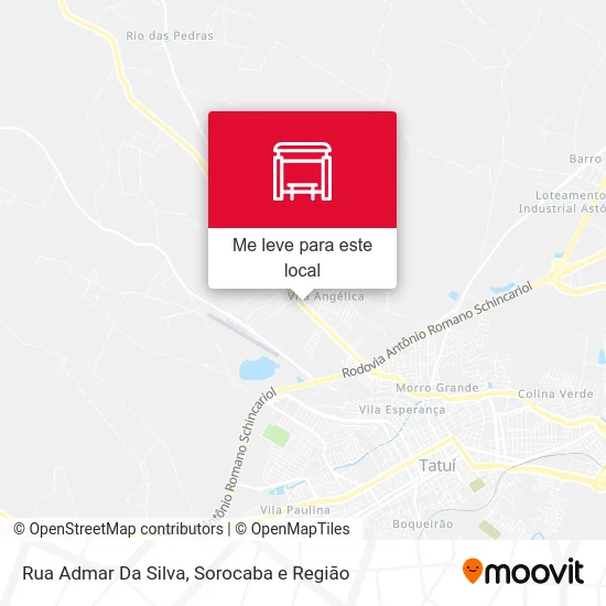 Rua Admar Da Silva mapa