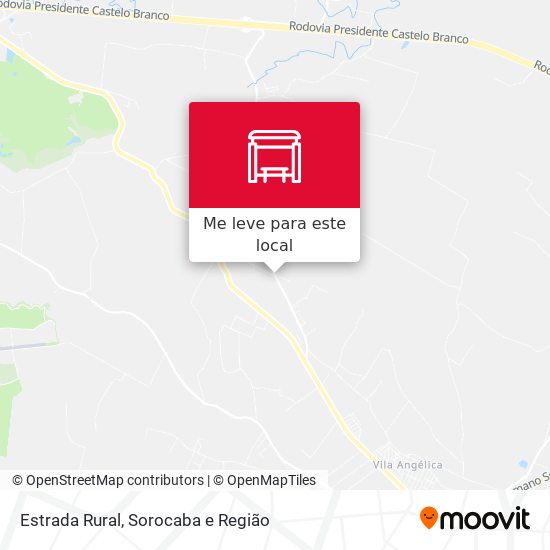 Estrada Rural mapa