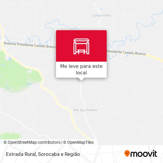 Estrada Rural mapa