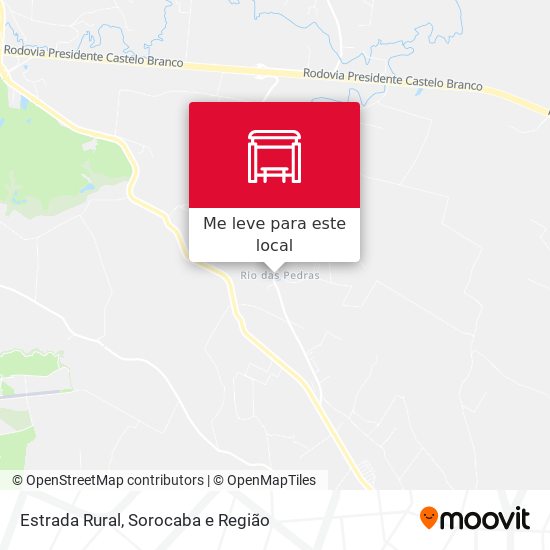 Estrada Rural mapa