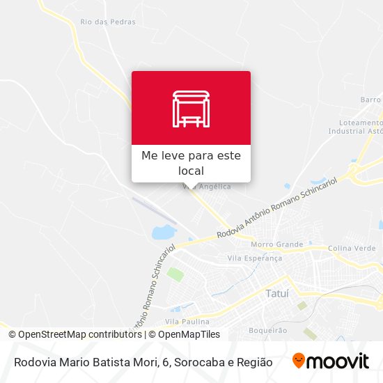 Rodovia Mario Batista Mori, 6 mapa
