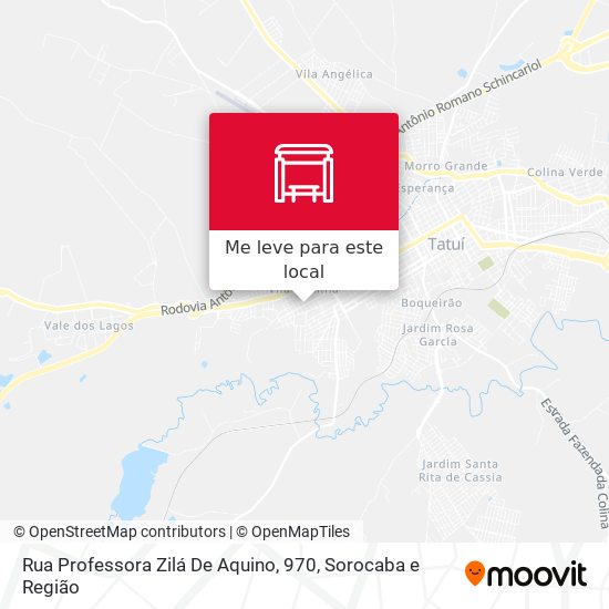 Rua Professora Zilá De Aquino, 970 mapa