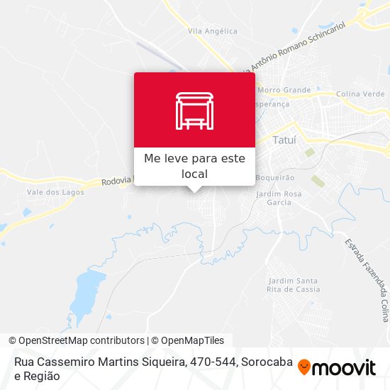 Rua Cassemiro Martins Siqueira, 470-544 mapa