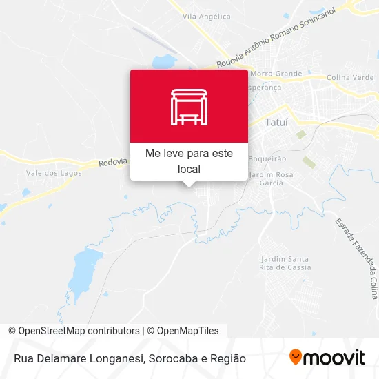 Rua Delamare Longanesi mapa