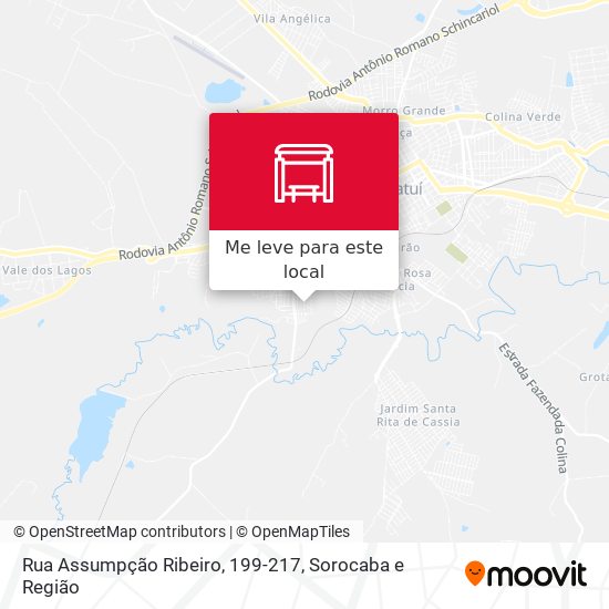 Rua Assumpção Ribeiro, 199-217 mapa