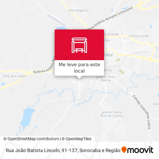 Rua João Batista Lincoln, 91-137 mapa