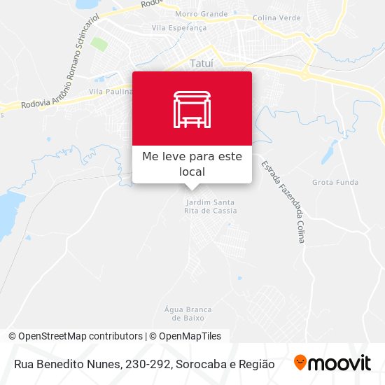 Rua Benedito Nunes, 230-292 mapa