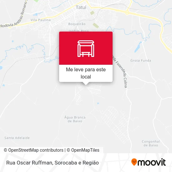 Rua Oscar Ruffman mapa