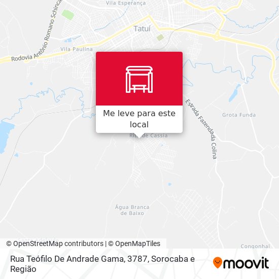 Rua Teófilo De Andrade Gama, 3787 mapa