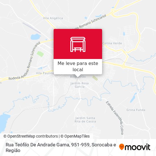 Rua Teófilo De Andrade Gama, 951-959 mapa