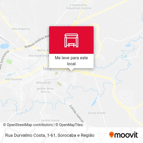 Rua Durvalino Costa, 1-61 mapa