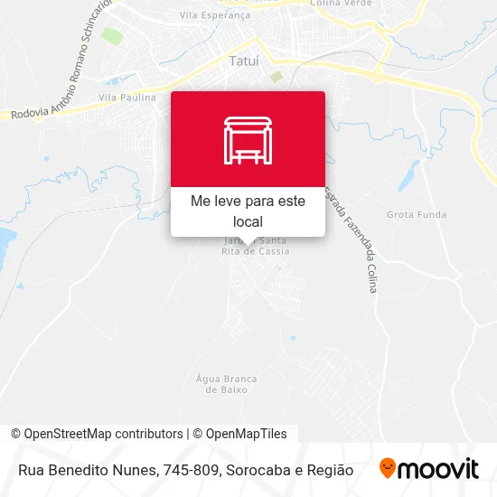 Rua Benedito Nunes, 745-809 mapa