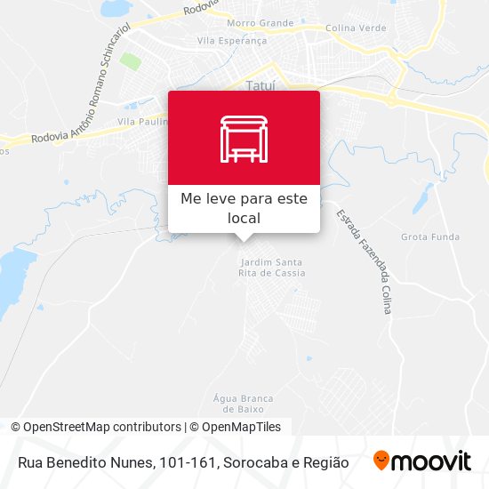 Rua Benedito Nunes, 101-161 mapa