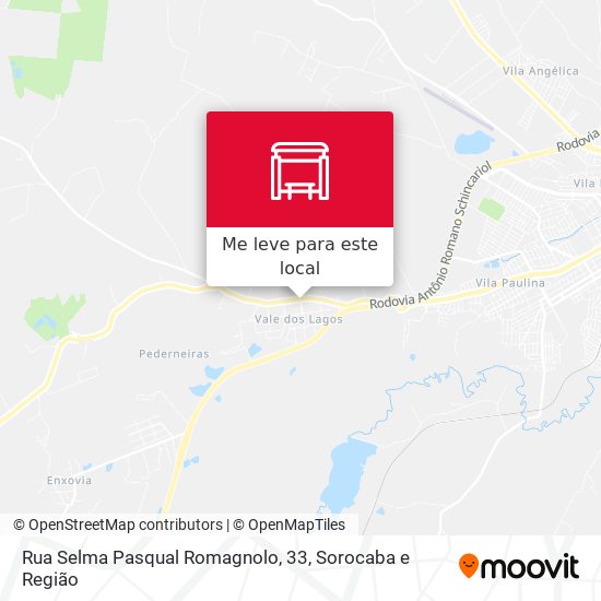 Rua Selma Pasqual Romagnolo, 33 mapa