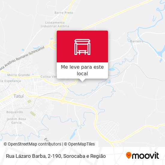 Rua Lázaro Barba, 2-190 mapa
