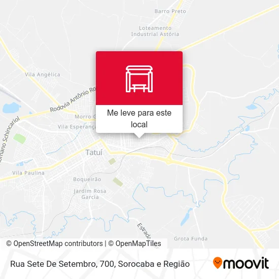 Rua Sete De Setembro, 700 mapa
