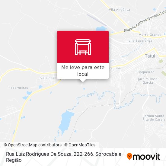 Rua Luiz Rodrigues De Souza, 222-266 mapa