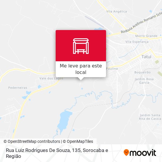 Rua Luiz Rodrigues De Souza, 135 mapa