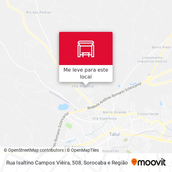 Rua Isaltino Campos Viêira, 508 mapa